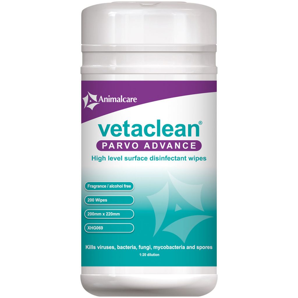 Vetaclean Parvo Advance Disinfectant Wipes The Vet Store