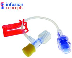 T-Connector With Needle Free Female Luer 9 cm