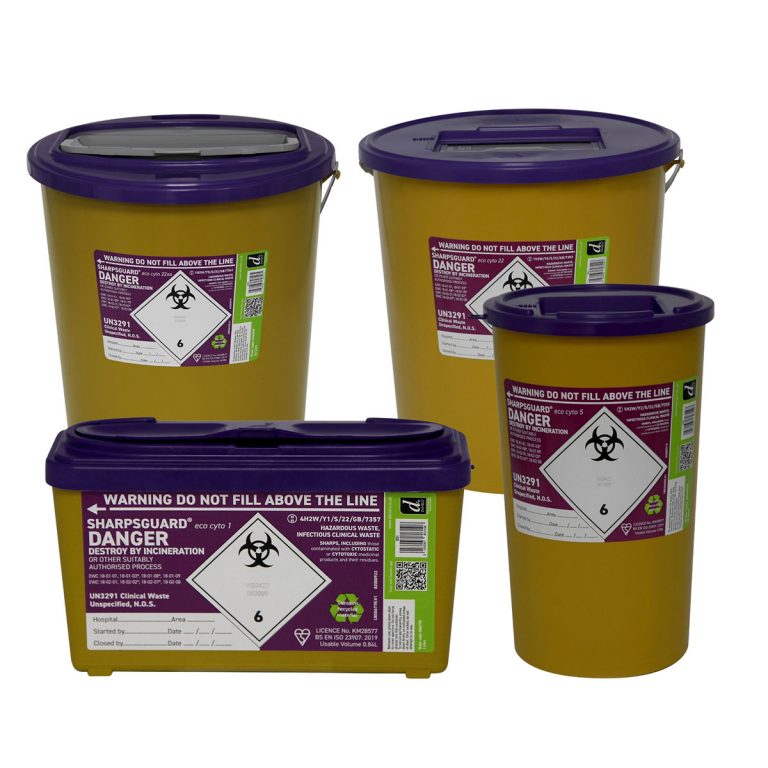 Sharps Bins Cyto Purple From £1.80 The Vet Store