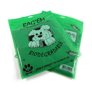 Eco-friendly waste bags for responsible pet owners.