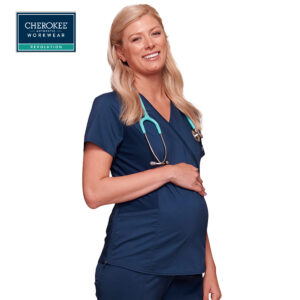 Cherokee Maternity Mock Wrap Top 