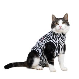 MPS Medical Pet Shirt Zebra Print: Cat