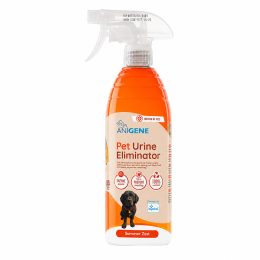 Anigene Pet Urine Eliminator Spray Summer Zest for carpets, upholstery, bedding, crates and litter trays