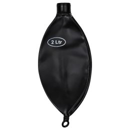 Sealed-End Black Rebreathing Bag