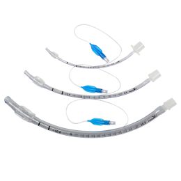 Veterinary Curved Cuffed Endotracheal Tubes for animal anaesthesia.